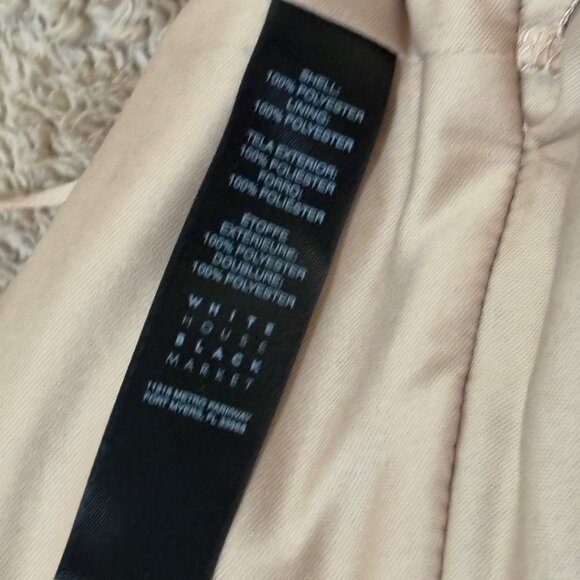 NWOT White House Black Market Shadow Stripe V Neck Flare Cocktail Party Dress 6 - Picture 5 of 9